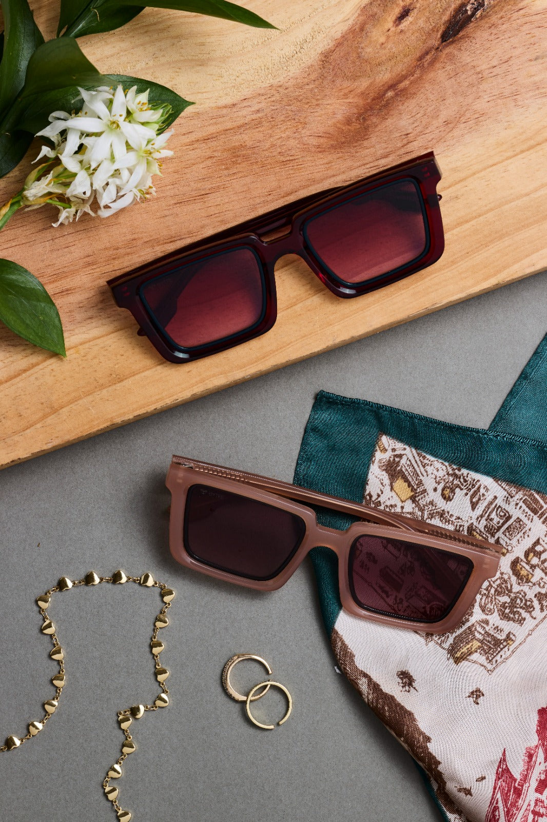 Bytre eyewear Nino red Nino beige