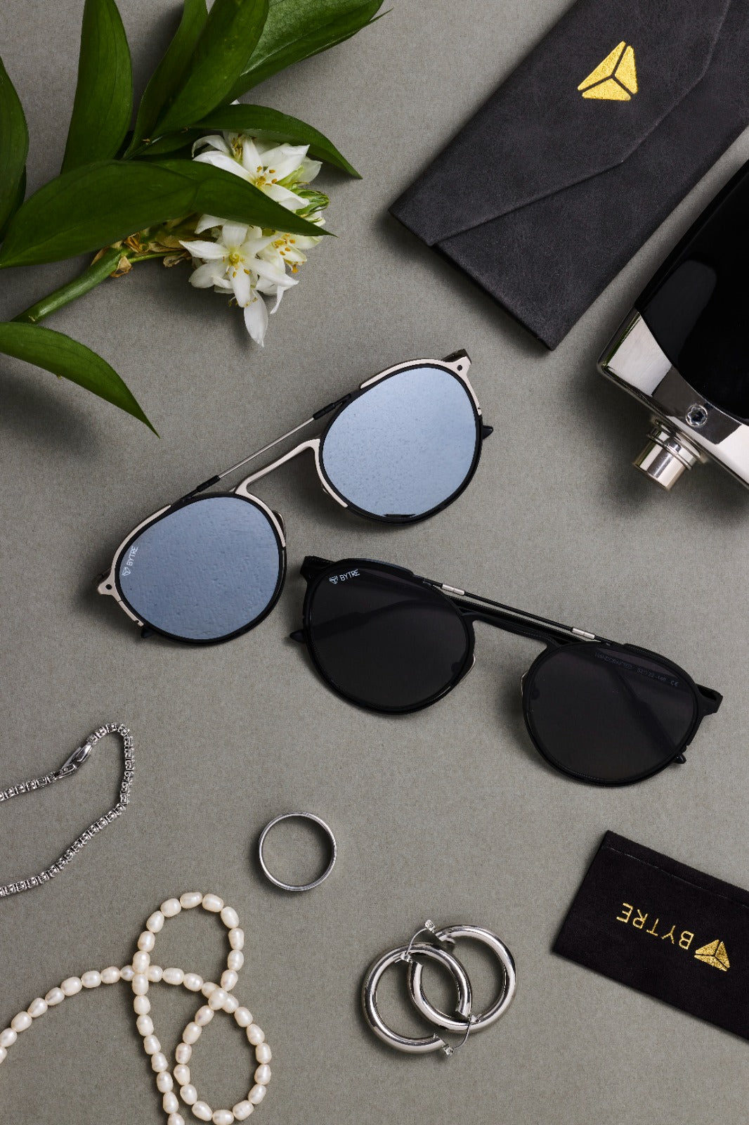 Bytre eyewear Alance silver black 
